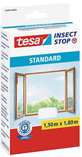 Carica l'immagine nel visualizzatore di Gallery, Tesa 55680 Zanzariera per Finestra Standard, Bianco, 1,50m x 1,80m, Bianco