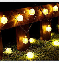Carica l'immagine nel visualizzatore di Gallery, ZWOOS Catena Luminosa Solare, 7m 50 LED Luci Solari Esterno con Bianco Caldo