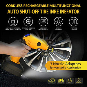 KYG Compressore Auto Portatile Automatico Aria Mini Pompa... - Ilgrandebazar