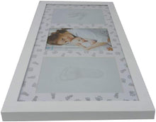 Carica l&#39;immagine nel visualizzatore di Gallery, CORNICE Impronta Mani E Piedi Neonati Idea Regalo Neonato e Mamma Impronta Argilla Per Nascita Bimbi Kit Set Calco Mani
