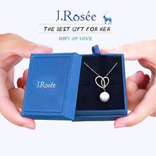 Carica l&#39;immagine nel visualizzatore di Gallery, Collana Donna, J.Rosée &quot;Perla con Cuore&quot; Argento 925 5A Zirconi Buon Regalo... - Ilgrandebazar