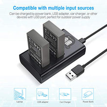 Carica l&#39;immagine nel visualizzatore di Gallery, Powerextra - Set di 2 batterie sostitutive BLS-50 e caricabatterie doppio...