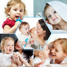 Carica l&#39;immagine nel visualizzatore di Gallery, Spazzolini Neonati/Bambini, Eccomum Oral Care Set Igiene Spazzolino Silicone... - Ilgrandebazar