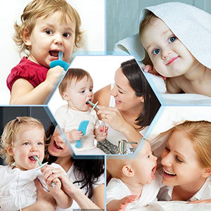 Spazzolini Neonati/Bambini, Eccomum Oral Care Set Igiene Spazzolino Silicone... - Ilgrandebazar