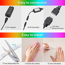 Carica l&#39;immagine nel visualizzatore di Gallery, Striscia LED Musicale, Fansteck 5M Strisce Led TV 5050 RGB 1 Pack