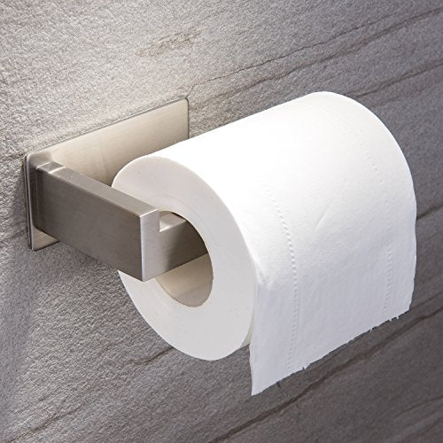 Ruicer Porta Carta igienica Autoadesivo, in Acciaio Inox, per bagni e WC