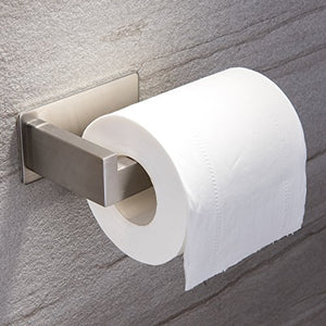 Ruicer Porta Carta igienica Autoadesivo, in Acciaio Inox, per bagni e WC