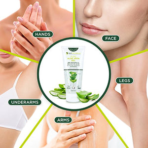 Gel di Pura Aloe Vera PraNaturals 200ml VEGAN Pacco da 1