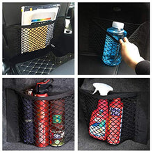Carica l&#39;immagine nel visualizzatore di Gallery, QLOUNI 2pcs Universal Car Organizers - Tasche in Rete Elastica autoadesiva...