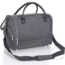 Carica l&#39;immagine nel visualizzatore di Gallery, LCP Kids Borsa Cambio Grande con Ganci Universali Passeggino, Grigio - Ilgrandebazar