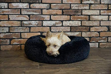 Carica l&#39;immagine nel visualizzatore di Gallery, Cuccia per cani e gatti, esclusiva e morbida cuccia Diametro 70 cm, Nero