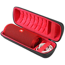 Carica l'immagine nel visualizzatore di Gallery, co2CREA Duro Viaggio Caso Copertina per JBL Flip external black,interior red