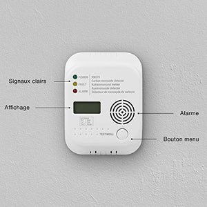 Smartwares RM370 Sensore Monossido di Carbonio, Bianco - Ilgrandebazar