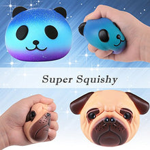 Carica l&#39;immagine nel visualizzatore di Gallery, Jumbo Squishies Pack 2 Confezione - ( Panda E Pug Cane), Lento Aumento... - Ilgrandebazar