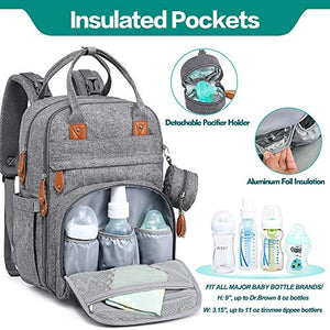 BabbleRoo Zaino Fasciatoio, Grande Capacità per il Cambio Unisex,... - Ilgrandebazar