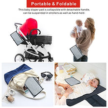 Carica l&#39;immagine nel visualizzatore di Gallery, Idefair Portable tappetino per il cambio pannolino, pannolino Grey - Ilgrandebazar