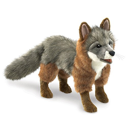 Folkmanis burattino di Mano Gray Fox - Ilgrandebazar