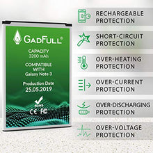 Carica l&#39;immagine nel visualizzatore di Gallery, GadFull Batteria compatibile con Samsung Galaxy Note 3 | 2019 Data di... - Ilgrandebazar