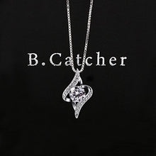 Carica l&#39;immagine nel visualizzatore di Gallery, B.Catcher donne collana in argento con pendente zircone - Ilgrandebazar