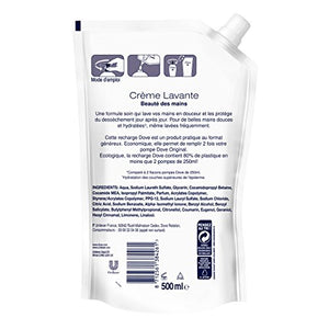 Dove Ricarica Originale Sapone Liquido, 500ml, Pacco da 4 pezzi