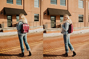 ECOSUSI Borsa Messenger Donna Laptop in PU Pelle Morbido Borsa...