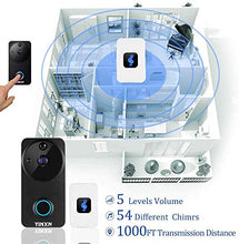 Carica l&#39;immagine nel visualizzatore di Gallery, YINXN Telecamera di sicurezza per esterni, 1080p, impermeabile, 2 MP, Smart...