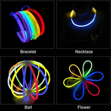 Carica l&#39;immagine nel visualizzatore di Gallery, Yodeace Braccialetti Luminosi Fluorescenti Starlight 100 Pezzi Barre... - Ilgrandebazar