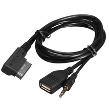 Carica l&#39;immagine nel visualizzatore di Gallery, Qiilu Cavo Musica AMI MMI MDI Interfaccia Caricatore USB 3.5 mm, default