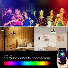 Carica l&#39;immagine nel visualizzatore di Gallery, Lampadine Intelligente Wifi E27 A60 LED RGBCW 7W Multicolore E27, 1 Pezzi