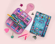 Carica l&#39;immagine nel visualizzatore di Gallery, Fringoo - Astuccio in silicone con 2 scomparti Aim High Dream Big