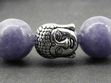 Carica l&#39;immagine nel visualizzatore di Gallery, Zen braccialetto etnico Thurcolas con perle di quarzo blu e perline Buddha... - Ilgrandebazar