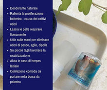 Carica l&#39;immagine nel visualizzatore di Gallery, Cristallo di potassio Stick Puro Mineral - Allume rocca 1 x 60 gr - Ilgrandebazar