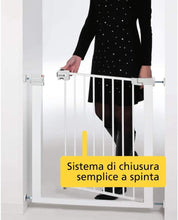 Carica l&#39;immagine nel visualizzatore di Gallery, Safety 1st Easy Close Metal Cancelletto di Sicurezza per Bambini, Cani, Scale, 73 a 80 cm, Fissaggio a Pressione, Estensibile fino a 136 cm, Compatibile con Adattatore per Ringhiere, Metallo Bianco