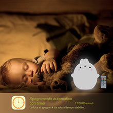 Carica l&#39;immagine nel visualizzatore di Gallery, YISSVIC Luce Notturna LED per Bambino 9 Colori 10 Livelli Multicolore - Ilgrandebazar