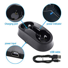 Carica l&#39;immagine nel visualizzatore di Gallery, YOUSHARES dual dock di ricarica per il regolatore playstation mossa,...