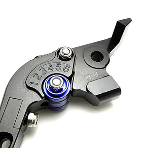MT 09 Breve leve freno e frizione Regolabile Per MT09 MT-09 2014 2015 Blu - Ilgrandebazar