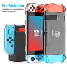 Carica l'immagine nel visualizzatore di Gallery, HEYSTOP Custodia Switch, Switch Cover Trasparente con HD Black