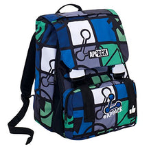 Carica l&#39;immagine nel visualizzatore di Gallery, Zaino Scuola Estensibile Appack , ICON SET , Blu , 28 Lt , elementari e