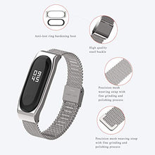 Carica l&#39;immagine nel visualizzatore di Gallery, AHANGA Cinturino per Mi Band 4 3 Bracciale Milanese Argento - Ilgrandebazar