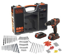 Carica l&#39;immagine nel visualizzatore di Gallery, BLACK+DECKER BDCHD18BOA-QW Trapano/Avvitatore a Percussione con Doppia... - Ilgrandebazar