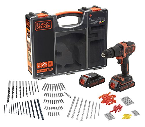 BLACK+DECKER BDCHD18BOA-QW Trapano/Avvitatore a Percussione con Doppia... - Ilgrandebazar