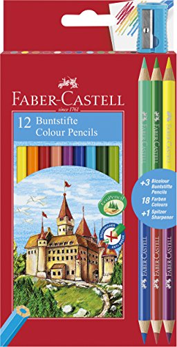 Faber-Castell 110312 Matita Colorata, 12 Pezzi - Ilgrandebazar