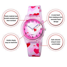Carica l'immagine nel visualizzatore di Gallery, Orologio bambina Ragazze Zeiger ragazzi Pink - Ilgrandebazar