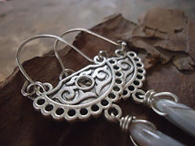 Carica l&#39;immagine nel visualizzatore di Gallery, ✿ TRIBALI FORI BOHO &amp; orecchini laterali STONE ✿