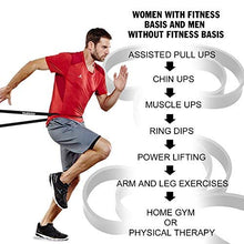 Carica l'immagine nel visualizzatore di Gallery, YOUNGDO Bande Elastiche Fitness, Fascia Elastica Palestra, Fasce Nero