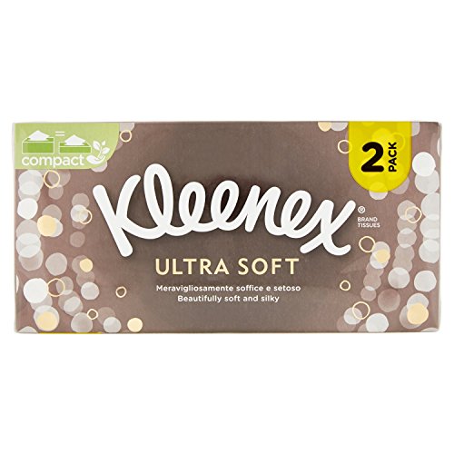 Kleenex Ultra Soft Fazzoletti, 2 Box da 80 Pezzi - Ilgrandebazar