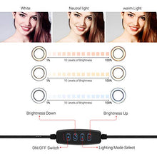 Carica l&#39;immagine nel visualizzatore di Gallery, Luce ad Anello Dimmerabile, Andoer 6 pollici LED Ring Light dimmerabile USB...