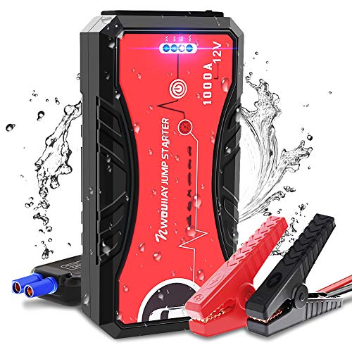 NWOUIIAY Avviatore di Emergenza Impermeabile Jump Starter 12V 1000A Corrente... - Ilgrandebazar