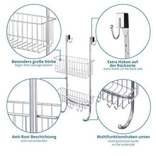 Carica l&#39;immagine nel visualizzatore di Gallery, Mensola Doccia da Appendere Chromo – 2X scaffali – 59,3 x 22,6 x 11 cm