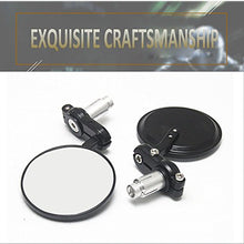 Carica l&#39;immagine nel visualizzatore di Gallery, KKmoon 22mm Black Motorcycle Round 7/8&quot;Bar End Rearview Side Specchi per... - Ilgrandebazar